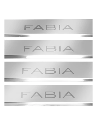 nakladki-progowe-skoda-fabia-Mk4-stal-nierdzewna-polysk-grawer-lustro-chrom.webp