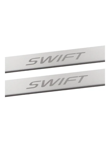 nakladki-progowe-suzuki-swift-Mk5-3-drzwi-stal-nierdzewna-mat-grawer-szczotkowana-stal.webp
